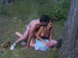 Double Penetration Deep In The Woods - LilithPorn